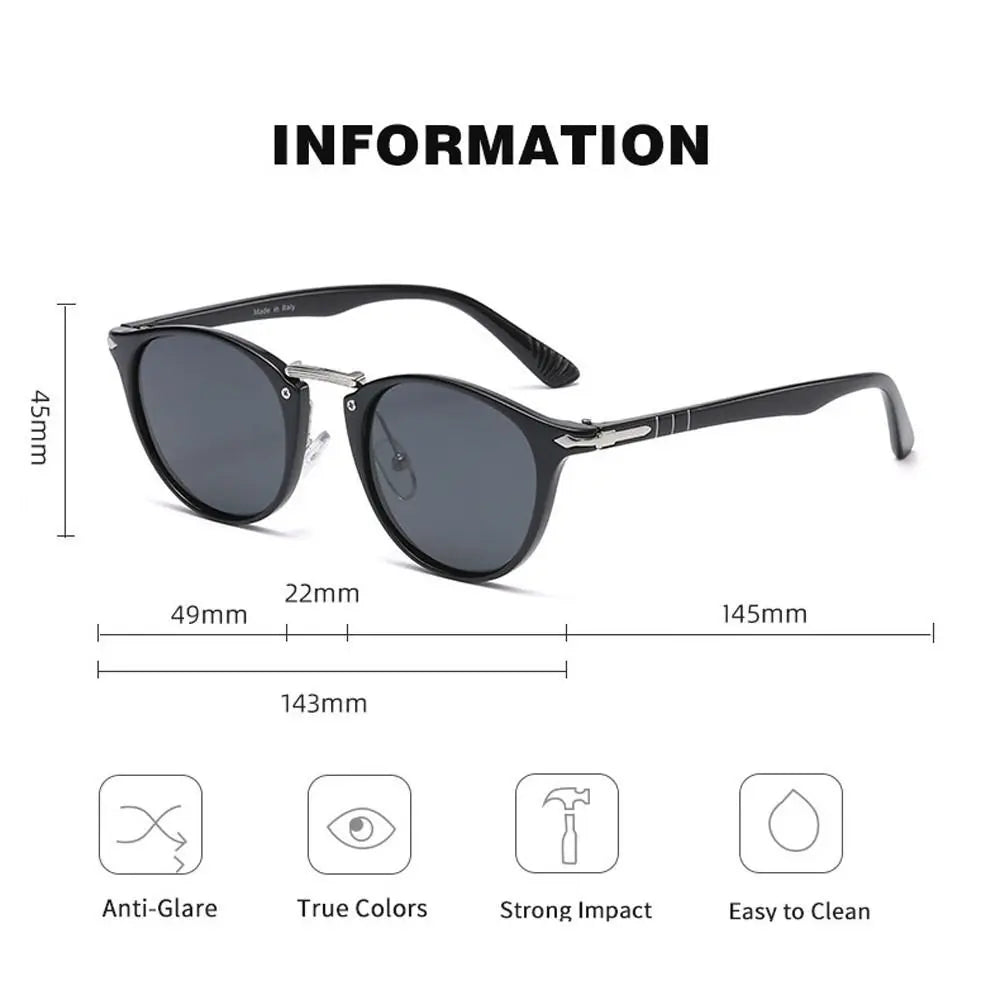 Women Men Computer Goggles UV400 Polarized Sunglasses Vintage Eyeglasses Anti-Bluelight Eyeglasses Driving Shades Glasses