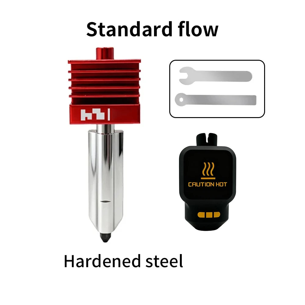 Upgrade P2S Hotend For Bambu Lab P2S H2D H2C H2S Standard Flow Hotend High Quality Fast Precise Printing nozzle 0.2 0.4 0.6 0.8