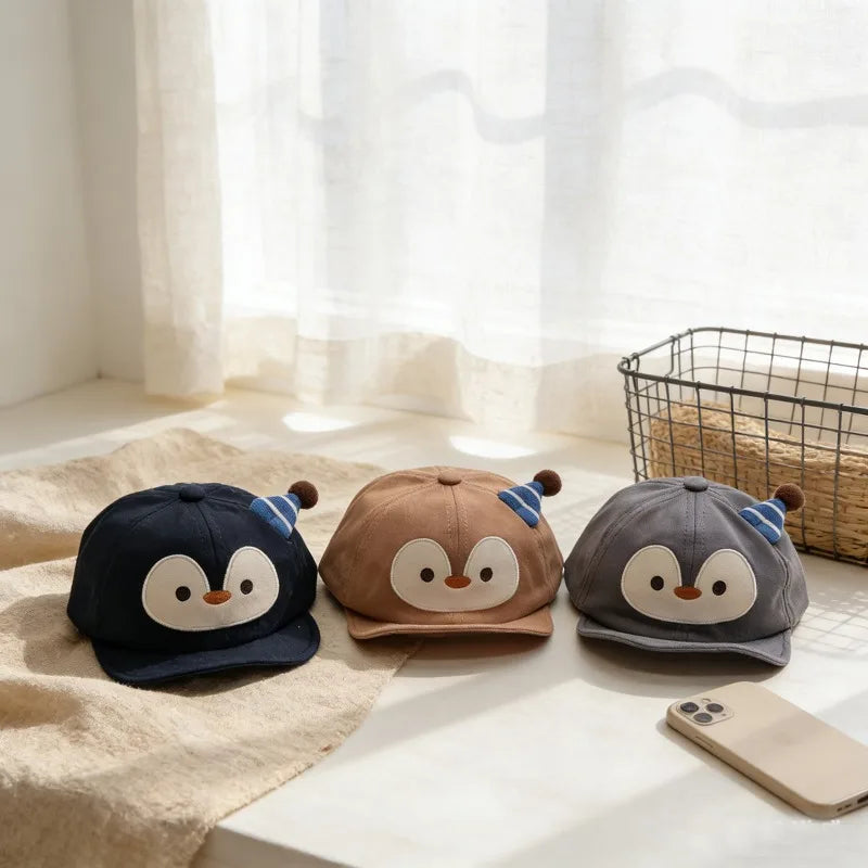 Baby Hat Spring Summer Sun Cap 48-50cm 6-24 Months Cute Duckbill Girls Boys Cap Toddler Infant Thin Sunscreen Baseball Kids Cap