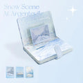 Office Supplies Oil Painting Landscape Magnetic Buckle School Stationery Scenery Notebook Handbook DIY Scrapbook Notepad
