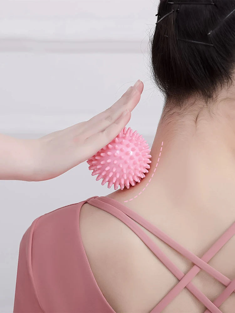Massage Ball Fascia Ball for Muscle Relaxation Yoga Fitness Shoulder Neck Foot Massage Hard Meridian Massage Ball