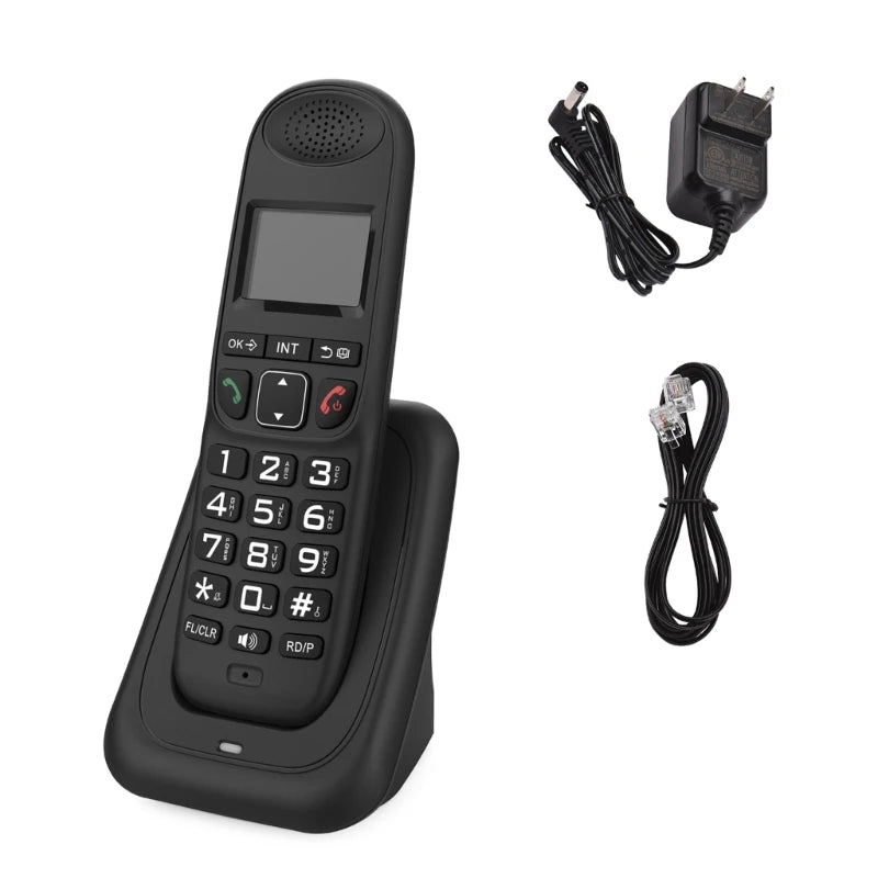F3MA Wireless Telephone Set Fixed Landline with Caller and Number Storage Backlit