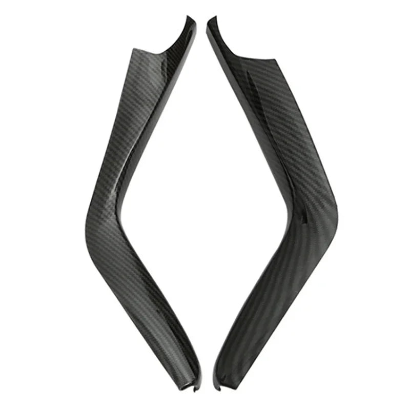 Car Interior Gear Shift Panel Strips Trim Sticker for Honda Civic 2016 2017 2018 2019 2020 2021 Carbon Fiber Look Accessories