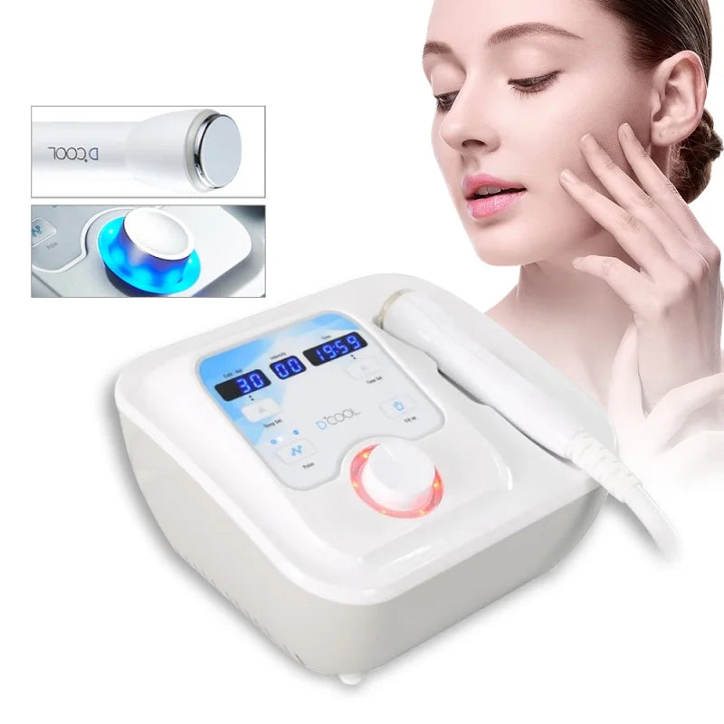 Trend Products D Cool Hot and Cryo Electroporation Beauty Device Moisturize Painless Rejuvenation Skin Brighten Facial Firming