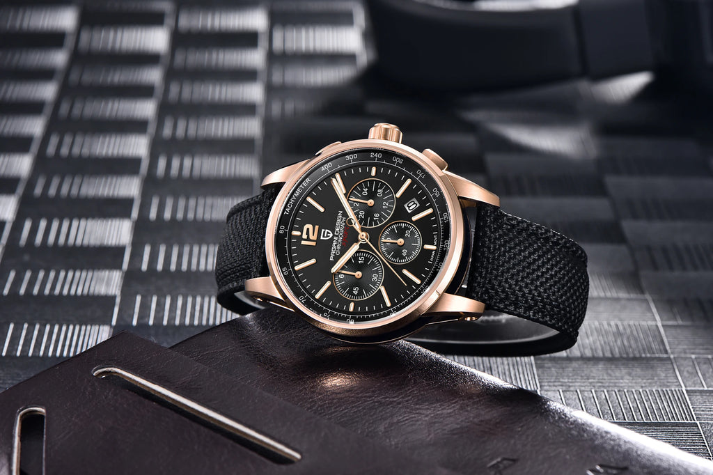 PAGANI DESIGN 2025 New Luxury Fashion Casual Men Quartz Watches VK63 100M Water Resistant Sapphire Glass Stainless Steel Watches