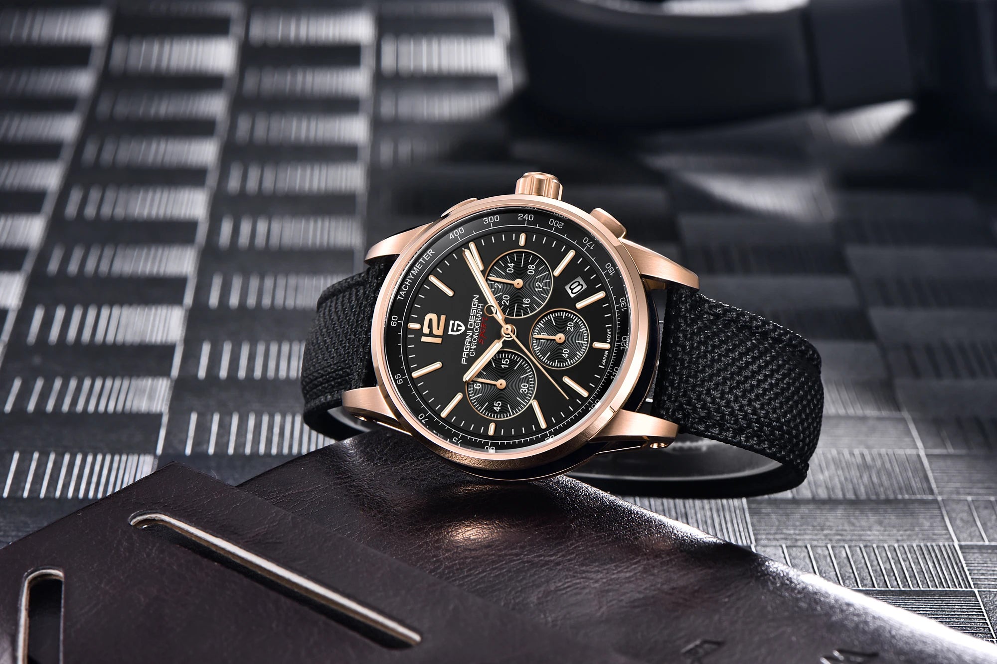 PAGANI DESIGN 2025 New Luxury Fashion Casual Men Quartz Watches VK63 100M Water Resistant Sapphire Glass Stainless Steel Watches