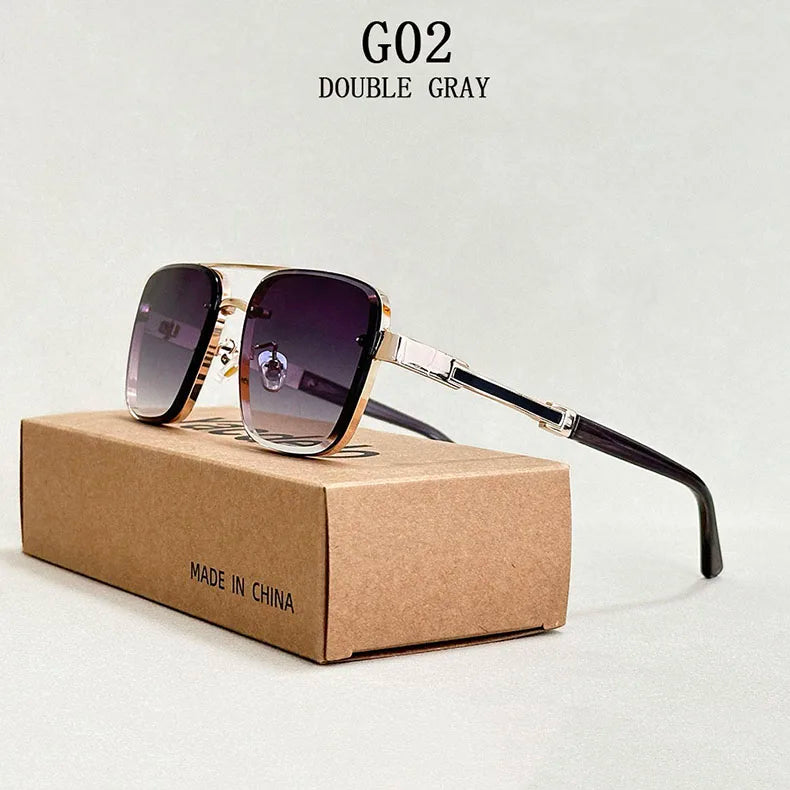 Designer Square Sunglasses For Men Oculos Vintage Trending Sunglasses Dropshipping Glasses Vacation Outdoor Lentes Gafas De Sol