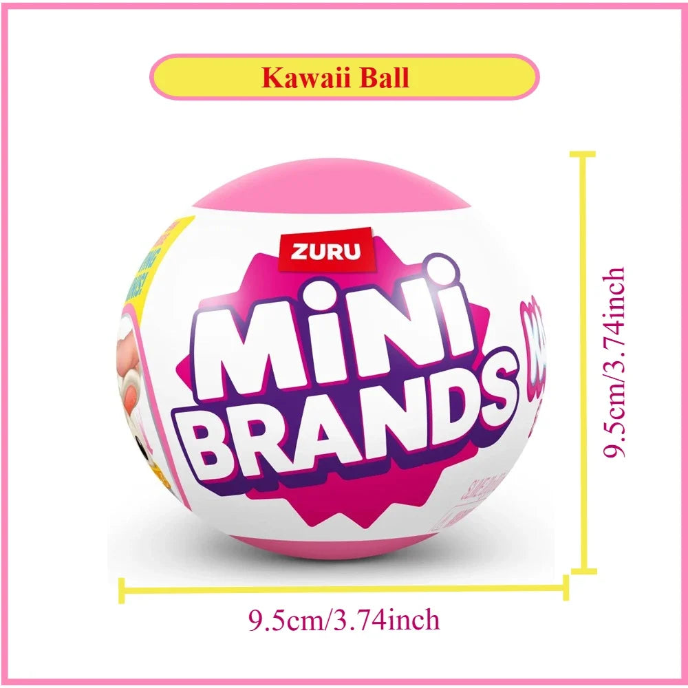 Zuru Food Series Mini Brands Fill The Fridge Series Brands Master Chef Tiny Create Krispy Kreme Retro Grocery Food The Fridge