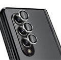 For Samsung Galaxy Z Fold 6 5 4 5G Metal Camera Lens Ring Cover On Sumsung Z Fold 5 Zfold 4 Lens Tempered Glass Protective Film