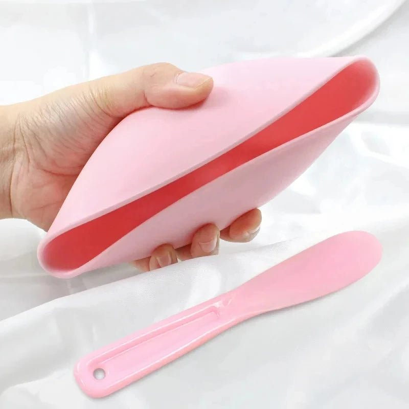 7pcs/set Face Mask Mixing Bowl Set DIY Facemask Mixing Tool with Silicone Mask Bowl Makeup Brushes Spatula Beauty Skin Care Tool