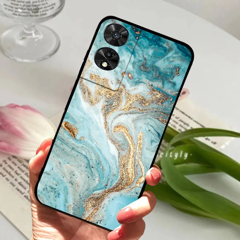 For TCL 505 Case TCL 50 SE / 50 5G Silicone Shockproof Soft Phone Cover for TCL 505 Case Funda Cute TPU Coque Protective Shell
