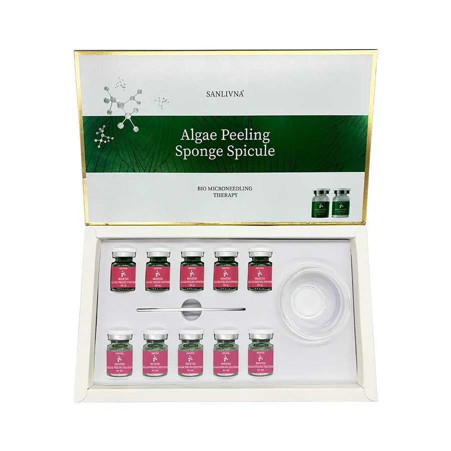 Seaweed Algae Peel Kit for Acne Treatment - Skin Repair Facial Rejuvenation Whiten & Brighten Cleanse Functional Skincare ﻿