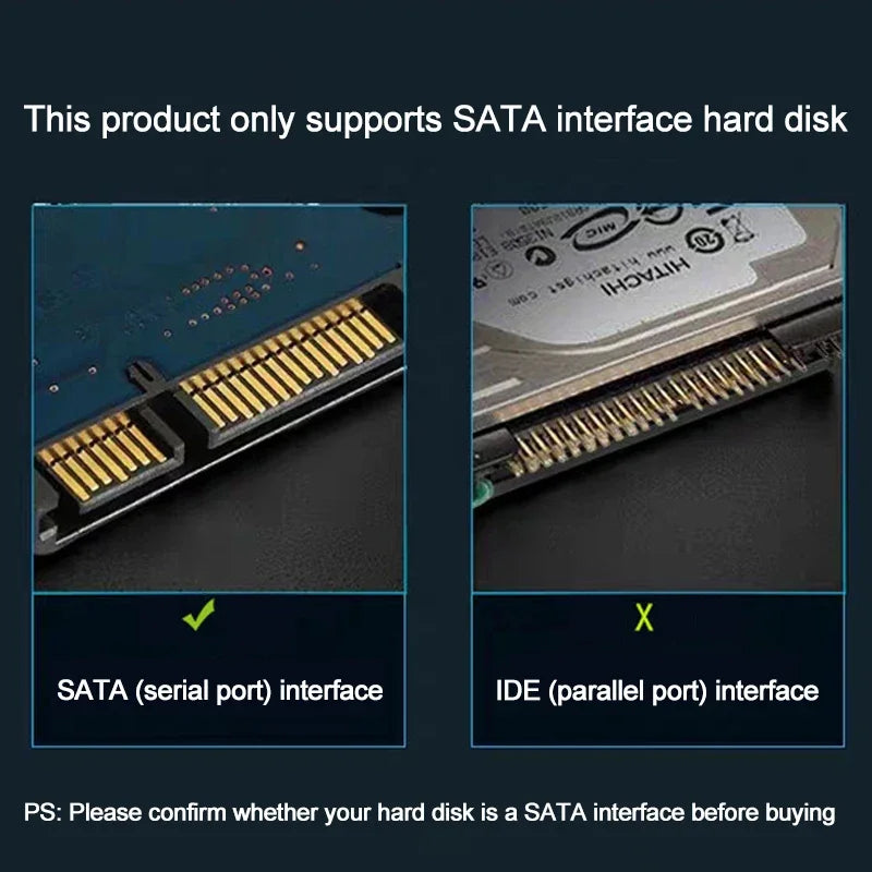 USB 3.0 to SATA Adapter Cable for 3.5/2.5 Inch SSD HDD SATA III Hard Drive Disk Support UASP Compatible with USB 1.1/2.0/3.0
