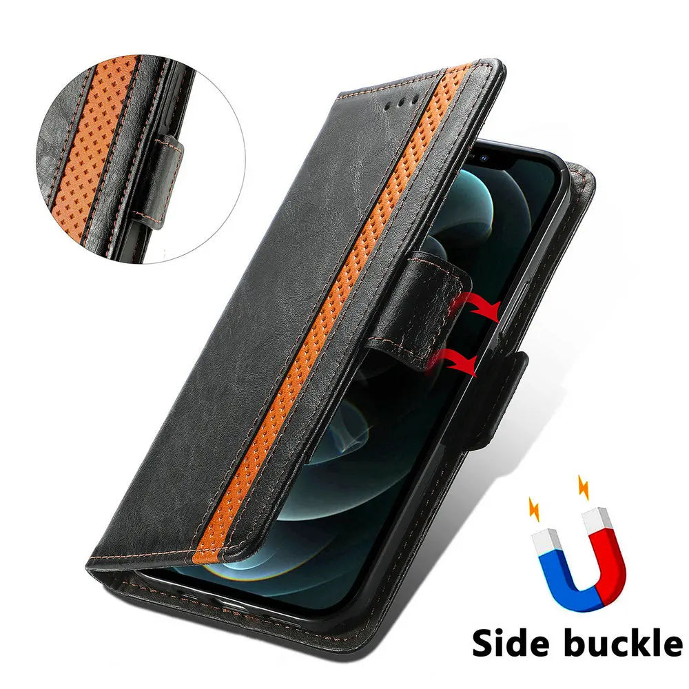 RFID Leather Flip Case for Realme 14 Pro Plus 5G Luxury Cover Magnet Book Capa Realme 15 14T 13 12 Plus Realme12 X Wallet Funda
