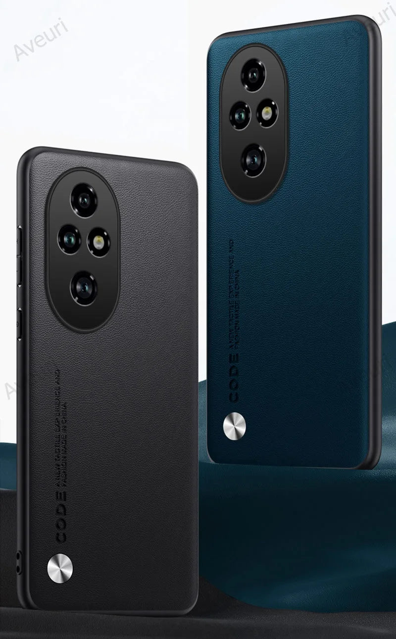 Luxury Leather Phone Case For Honor 200 Pro Protective Cover Matte Silicone Shockproof Case For Honor 200 Lite 5G Honor200 Pro