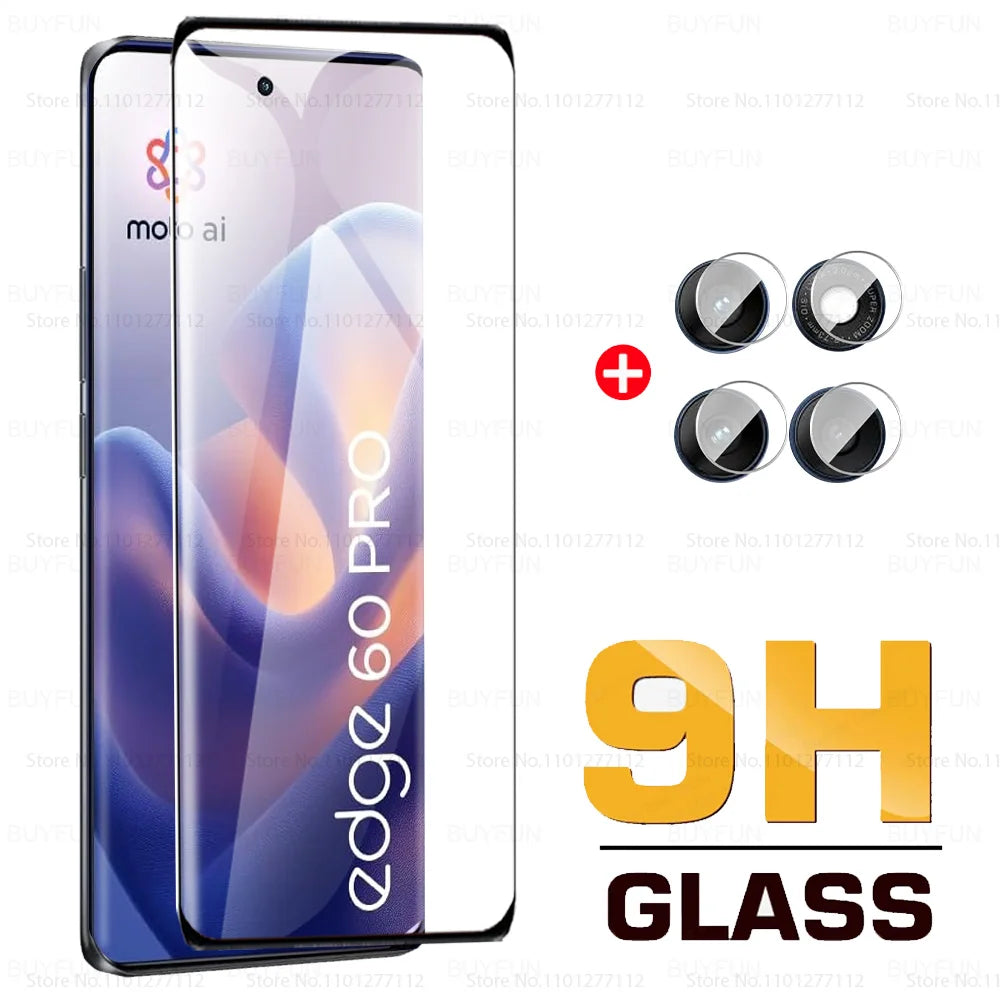 9H Curved Glass For Motorola Edge 60 Pro Screen Protector Moto Edge60 Fusion Tempered Glass MotoEdge60 5G 2025 Phone Camera Film