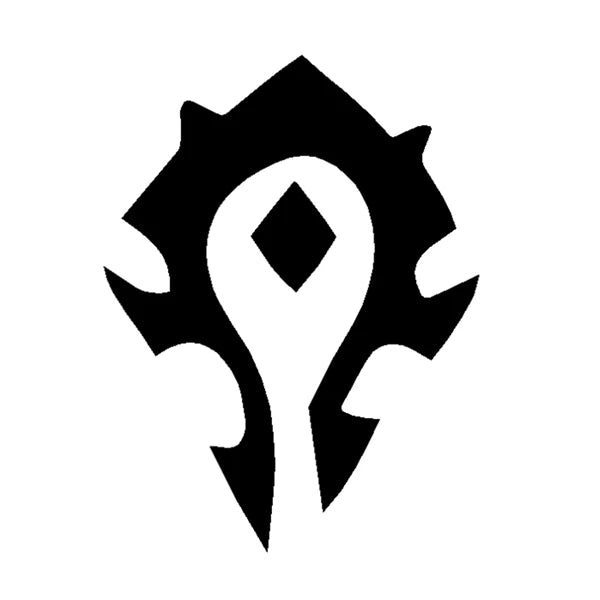 Car Stickers Decor Motorcycle Decals World of Warcraft Horde Decorative Accessories Creative Sunscreen Waterproof PVC.