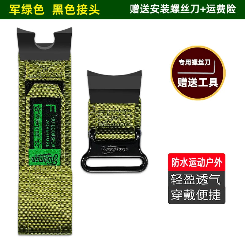 GG-B100 Modified Watch Strap For Casio G-shock GG-B100 series Sports Nylon Canvas WatchBand Men's watch accessories