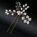 Bridal handmade pearl hairpins headpieces wedding dresses pin hair accessories for woman