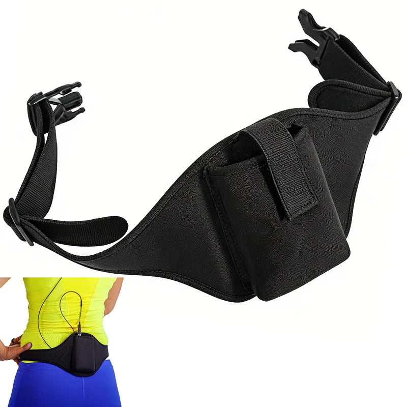 Adjustable Mic Belt with Hands-Free Mic Holder - Secure Waist Carrier Pouch for Fitness Instructors,Public Speakers,Performancer