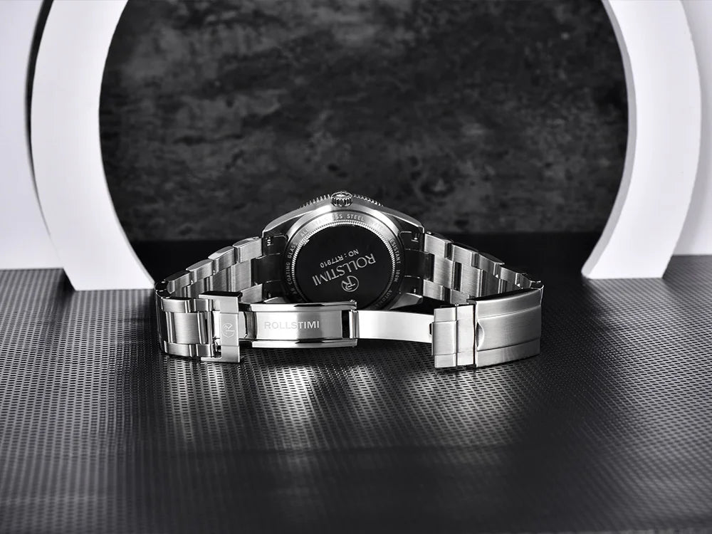 RollsTimi design 2026 new men's luxury mechanical watch YN55 automatic watch men's AR Sapphire stainless steel business watch