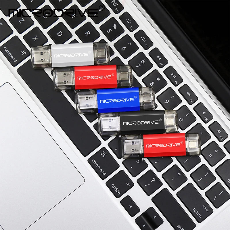 OTG  type c USB Flash drive cle Real capacity 8GB 16GB 32GB 64GB 128GB USB MICRO pendrive for smart phone