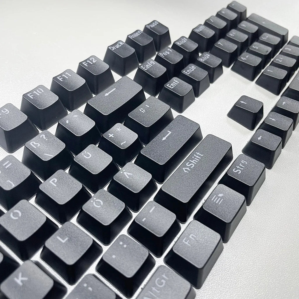 Russian Keycaps Spanish Arabic Korean Portuguese French German Thai Letters Translucent Keycaps For Cherry MX Switch 104 Key LK1