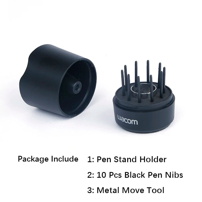 Wacom Pen Stand Holder for Wacom Drawing Tablets Pens Intuos Pens Wacom Pro Pen2 / 3D / Slim KP-501E  LP-190 / LP-1100 / DTC-133