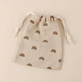 Print Baby Stroller Outing Items Storage Bag Cotton Drawstring Dustproof Stroage Bag Toddler Diaper Bag Multifunction Mommy bag