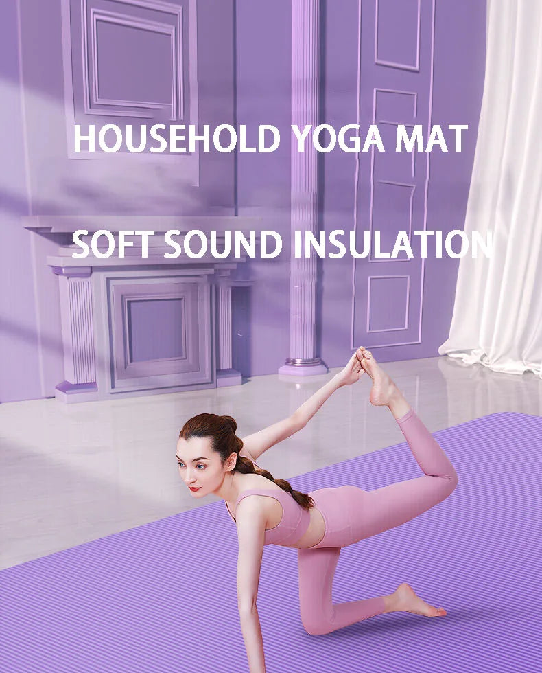 Yoga Mat with A Thickness of 20mm Anti Slip Pilates Fitness Mat Environmentally Friendly Tear Resistant WOMEN'S Yoga Mat