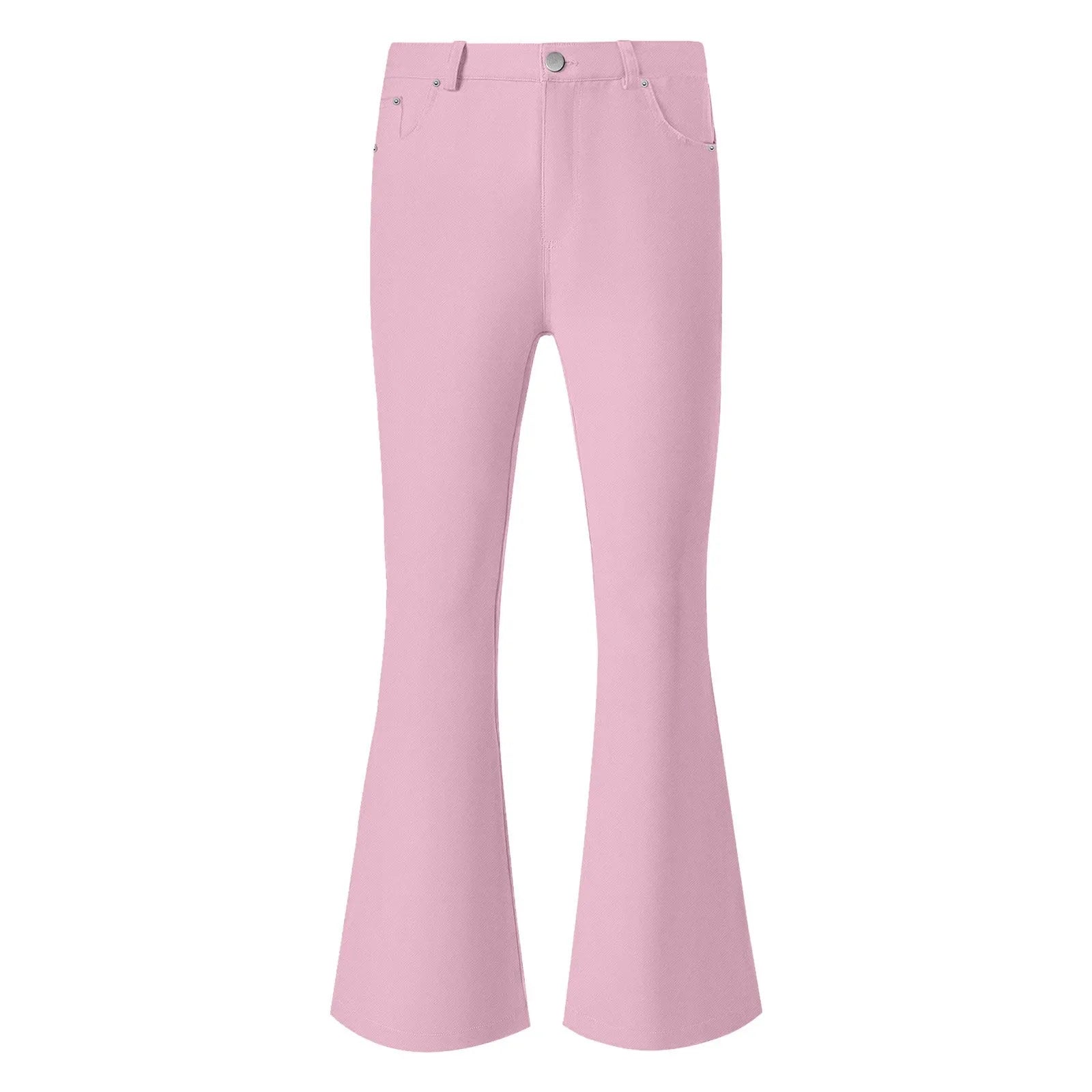 Men's fashion Retro Disco Flared Pants Loose Stretch Vintage Trousers Fit Flared Comfortable Retro Stretch Twill Men's Trousers