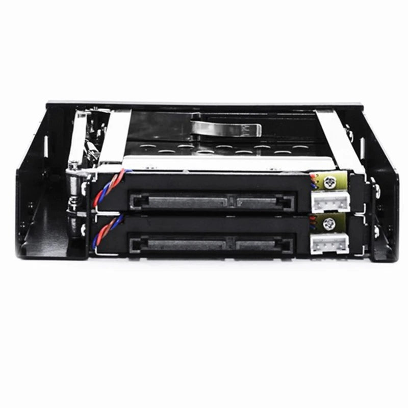 2.5 Inch Floppy Disk Drive Tray 2-Bay Disk Drive SATA For HDD/SSD Hard Disk Enclosure Extraction Box