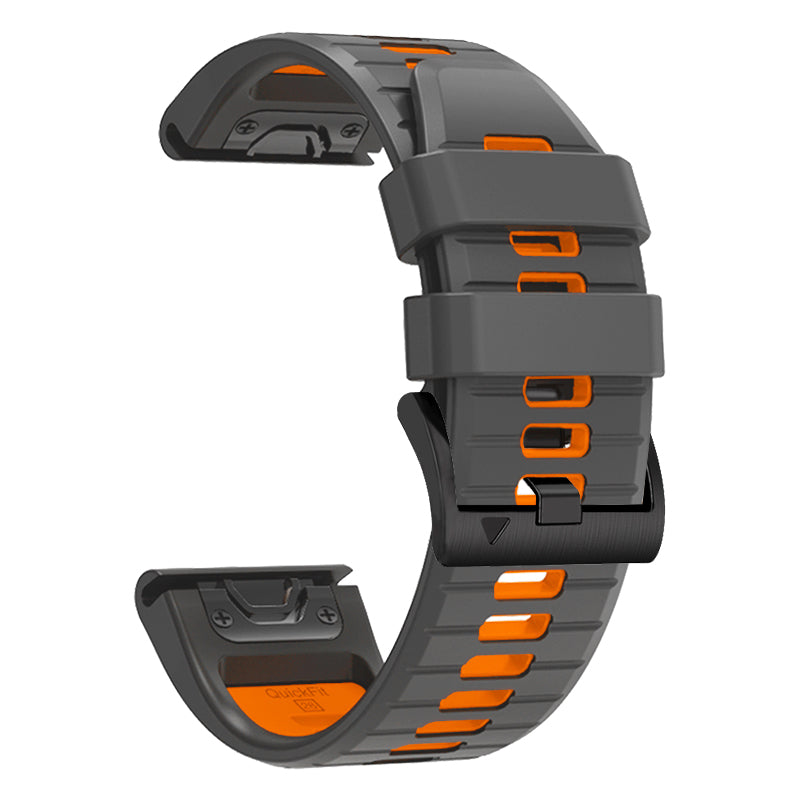 QuickFit 26mm 22mm Strap For Garmin Fenix 7X 7 6/TACTIX DELTA/Instinct 2X/Descent Mk2 Mk2i G1/MARQ/Enduro 2 Silicone Watch Band