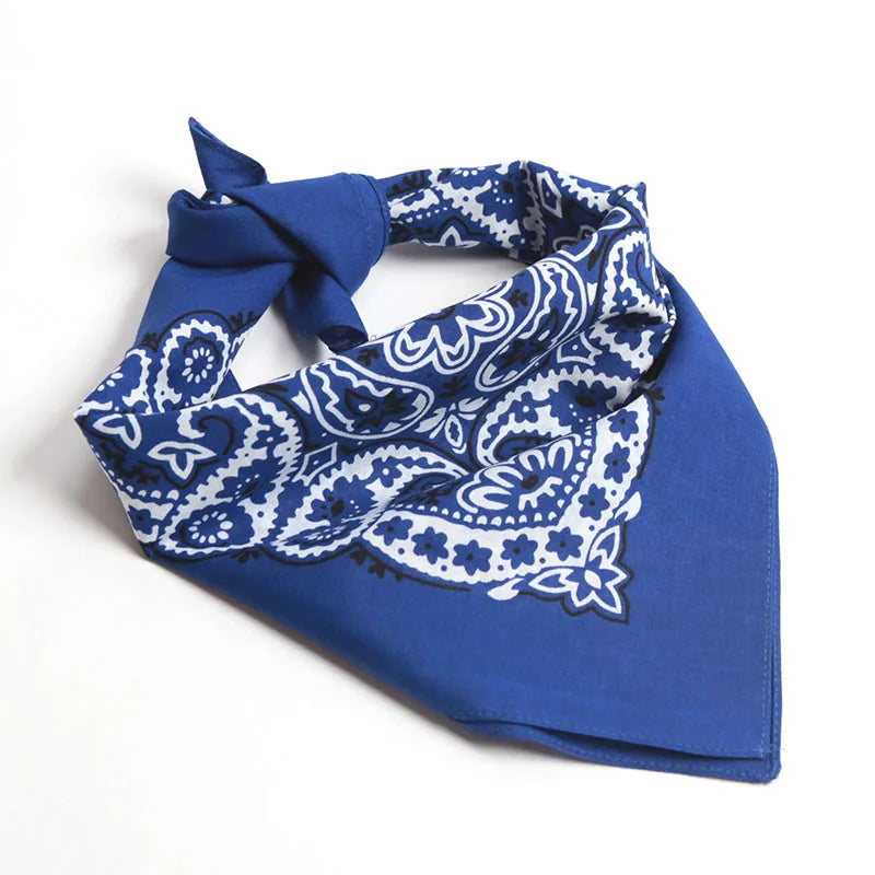 Hip Hop Kerchief Bohemian Print Bandana Paisley Pattern Headbands Outdoor Unisex Headband Wrist Wraps Face Mask Handkerchief