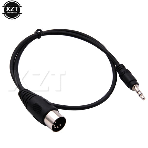3.5mm Stereo Jack Audio Cable 3.5 mm Aux Male to MIDI Din 5 Pin MIDI Male Female Plug Audio Extension Cord for Microphone MIC