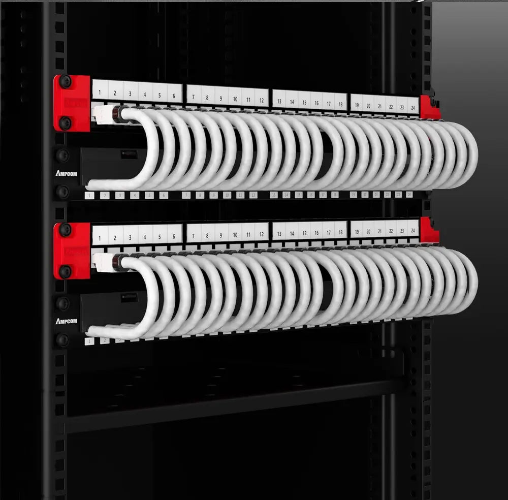 AMPCOM RJ45 Connectors Modular Plug, Cat6 Cat6A UTP Stecker Network Toolless Connector Ethernet Plugs Cable Internet Tools Free