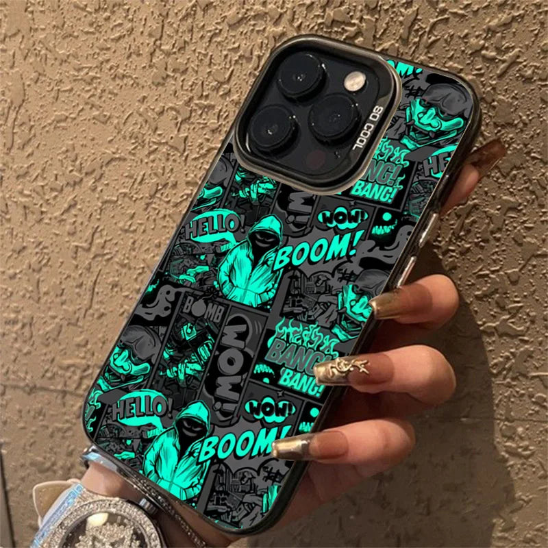 Blackened Clown Style Phone Case for Xiaomi Poco F6 F5 X6 X5 M6 Pro Mi 13 12 11 Lite 5G 14 13T 12T 14T Shockproof Bumper Cover