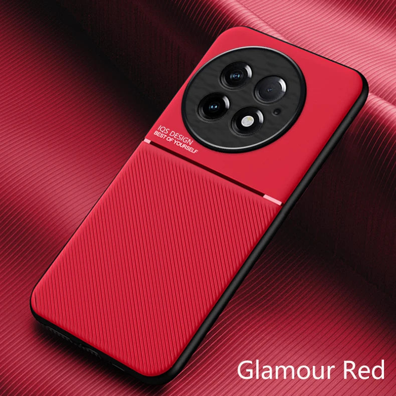 Rugged Protective Cover For OnePlus 13 One Plus 13R Case Built-in Car Magnetic Holder Phone Coque Fundas