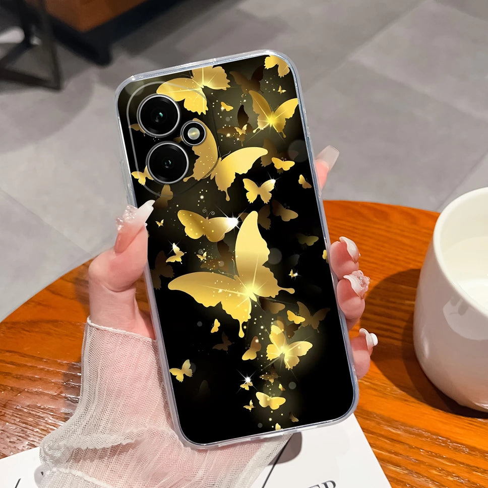 For Honor 400 Pro 5G Case Cute Astronaut Transparent TPU Soft Silicone Phone Back Cover For Honor 400Pro High Quality Funda Capa