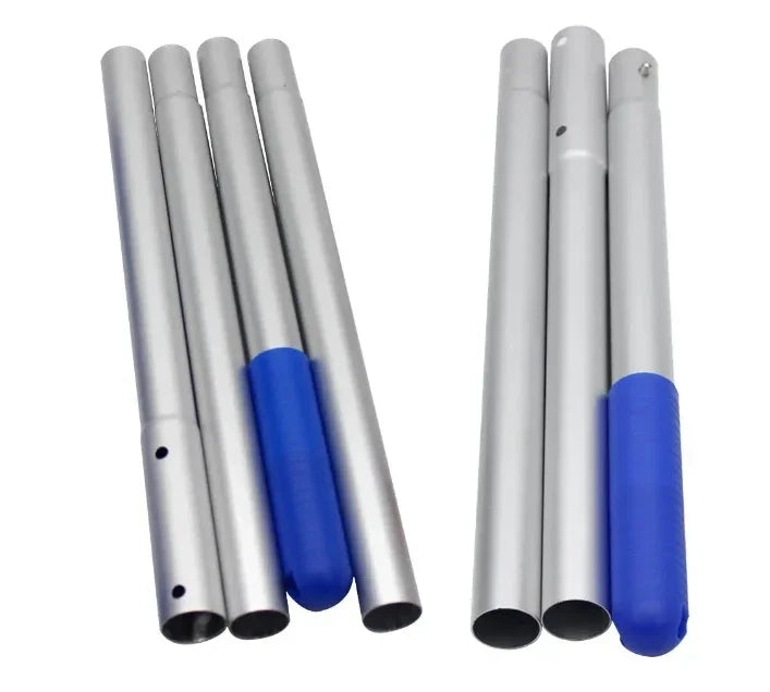 Telescopic Pool Cleaner Handle Rod Swimming Pool Cleaning Fishing Net Supplies Handheld Clean  Telescoping Pole Cleaning Tool Ad