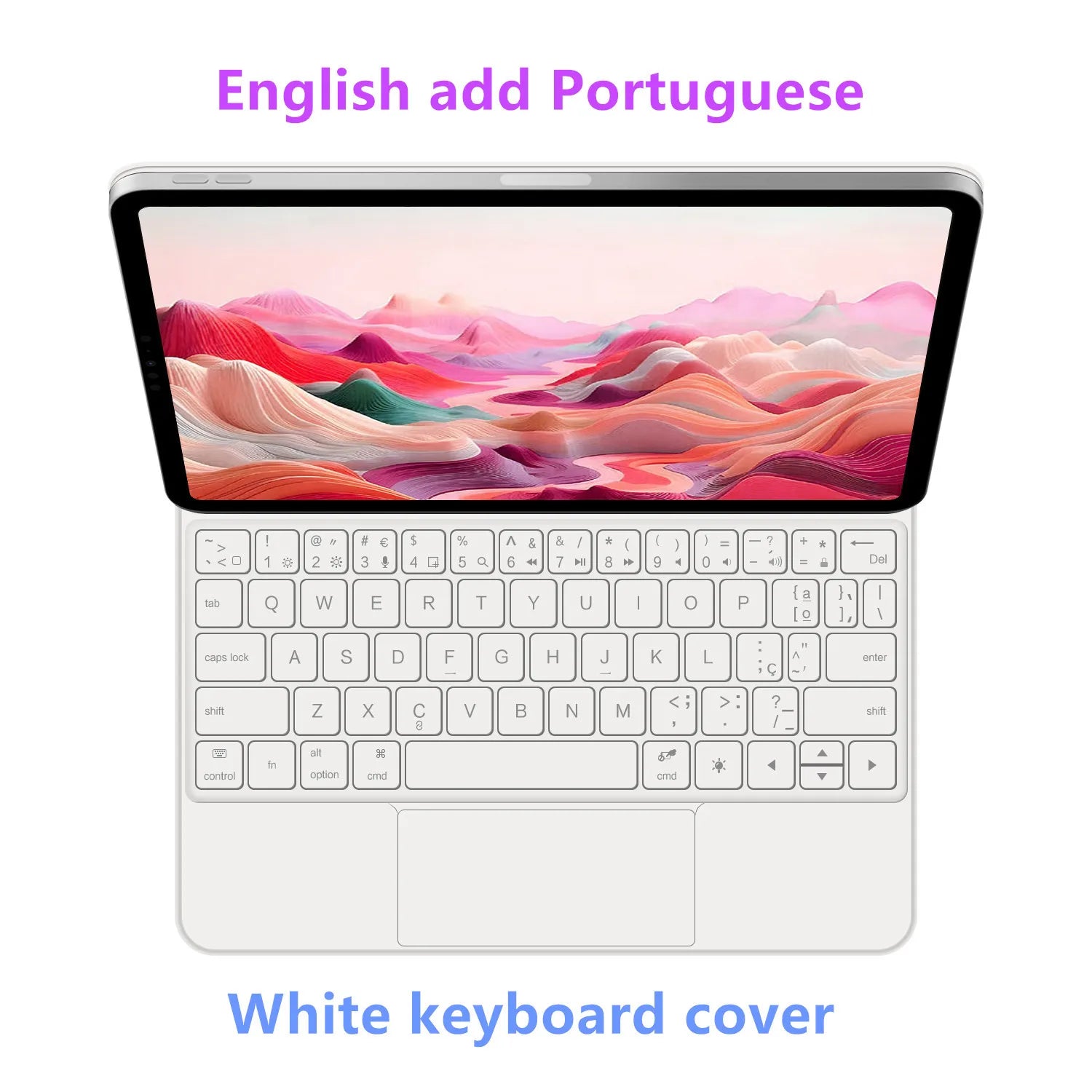 iPad Keyboard Magic Keyboard for iPad 10 iPad Pro 11 Air 11 5 6 7 Spanish Russian Korean Portuguese Hebrew Deutsch Japanese TY1