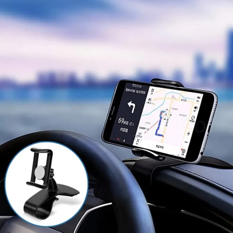 Car Phone Holder Stand Universal Dashboard Car Clip Mount GPS Bracket Car Mobile Phone Support in Car For iPhone Xiaomi Samsung