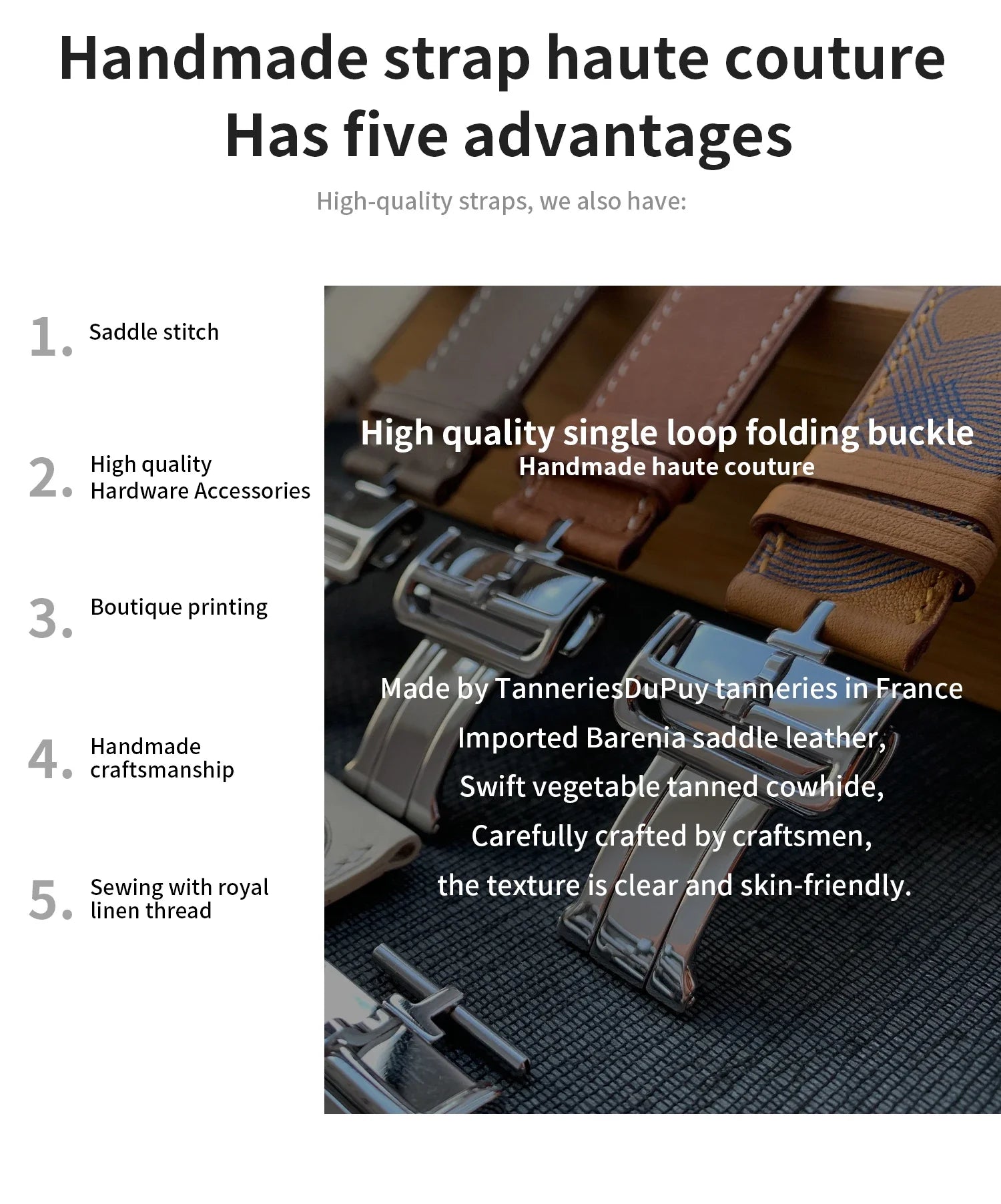 Kebitt High Quality Iwatch Ultra3 Genuine Leather Band Deployment Buckle Strap For Apple Watch Series11 10 9 8 7 Se 3 46 45 49mm