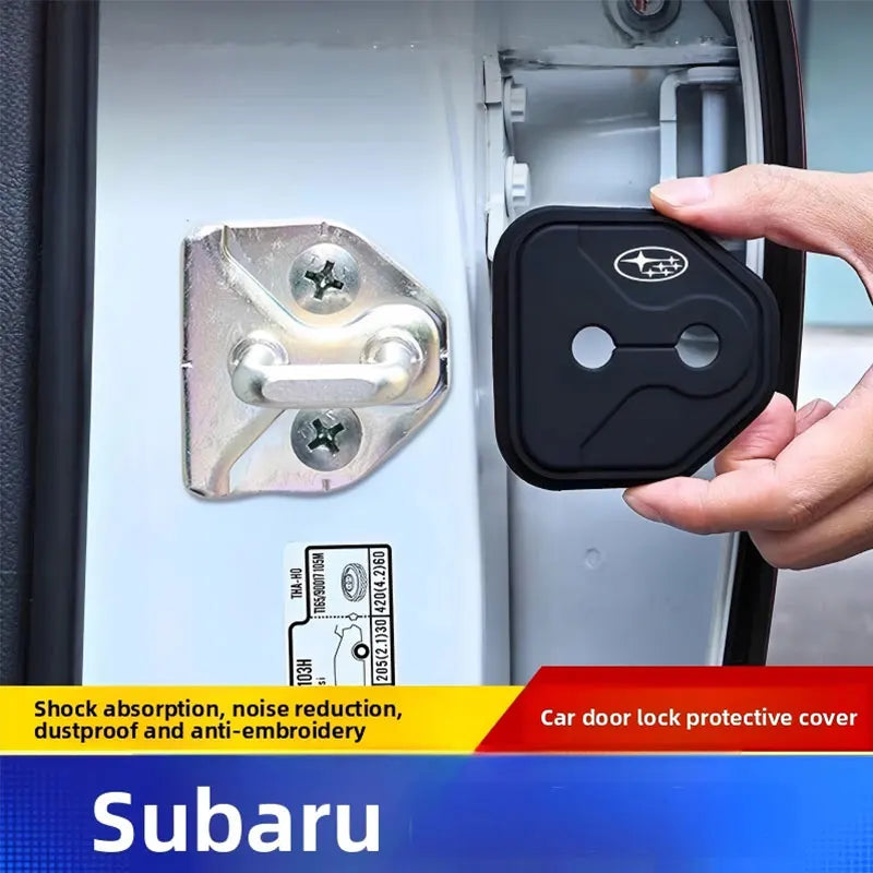 Anti-collision Car Door Lock Protection Cover For Subaru Impreza Forester Outback Legacy Crosstrek XV Leone WRX Solterra Levorg