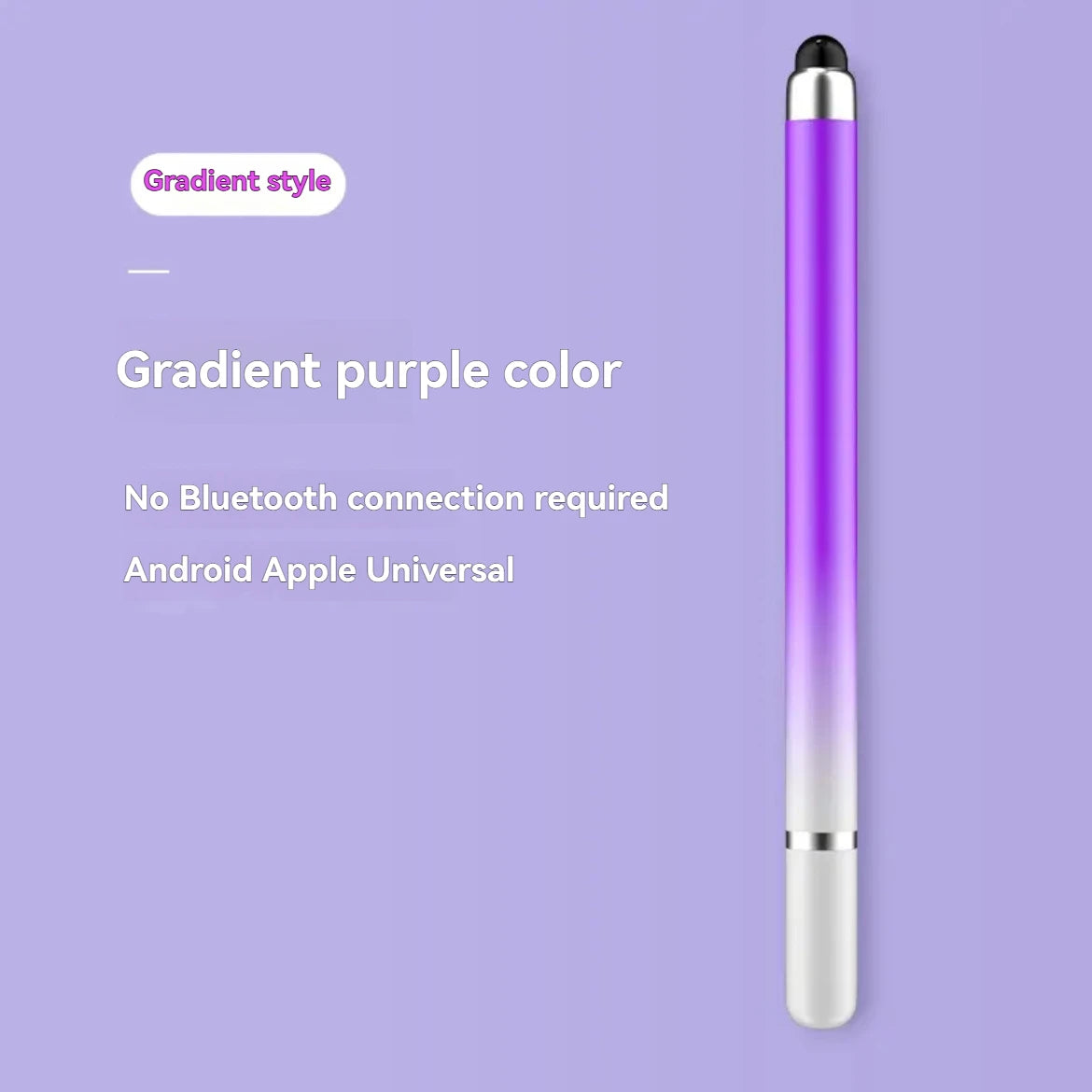 Dual-head Capacitive Pen Disc Silicone Head Dual-purpose Stylus PaintingOffice Retouching Mobile Phone Tablet Pen Capacitive Pen