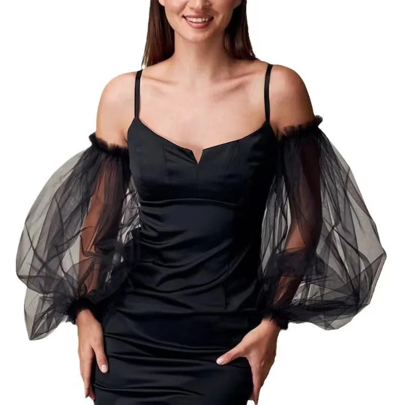 New Fashion Women's Elegant Long Big Lace Glove Female Spring Summer Vintage Sunscreen Show Performance Photograph Glove