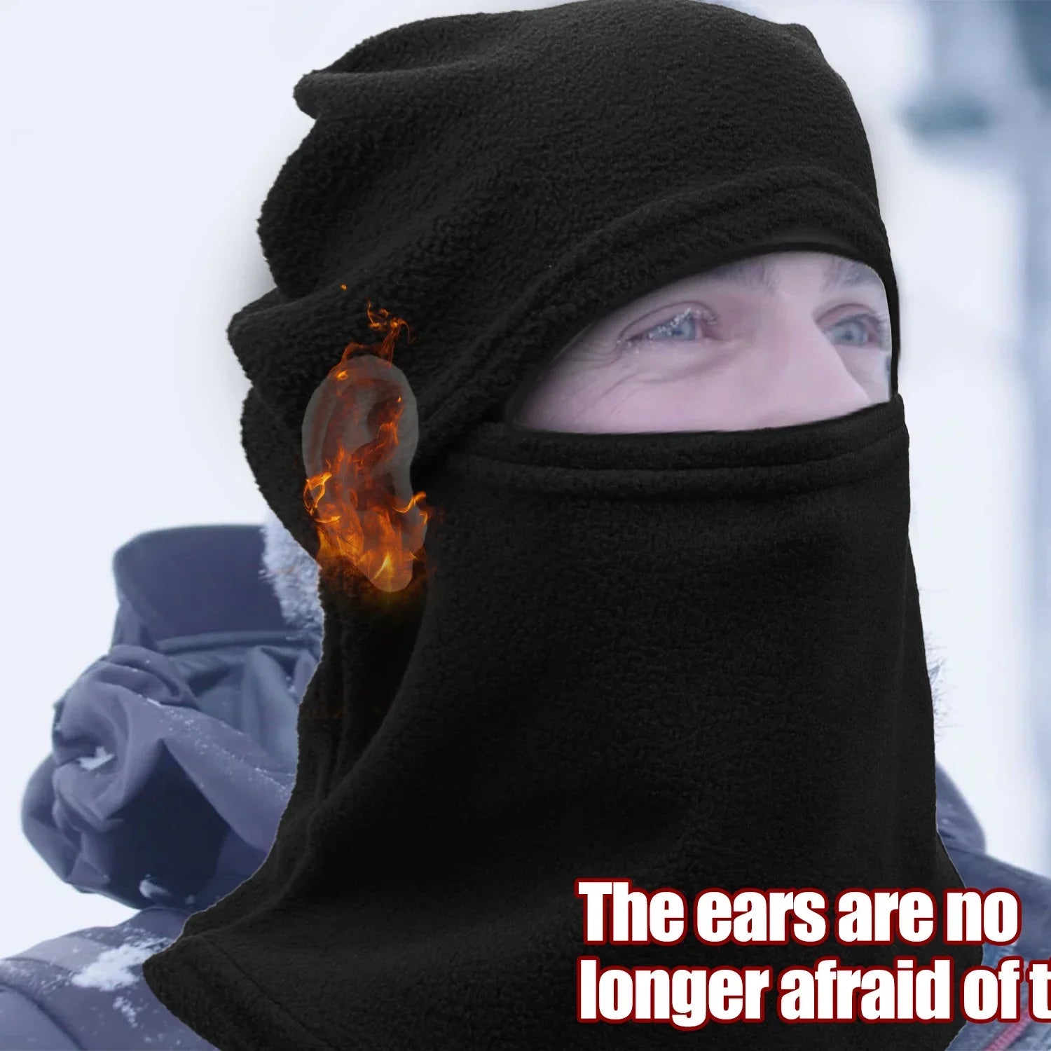 Winter Warm Balaclava Cap Outdoor Keep Warm Windproof Full Face Mask Bicycle Motorcycle Helmet Inner Cap Men Women Cycling Mask