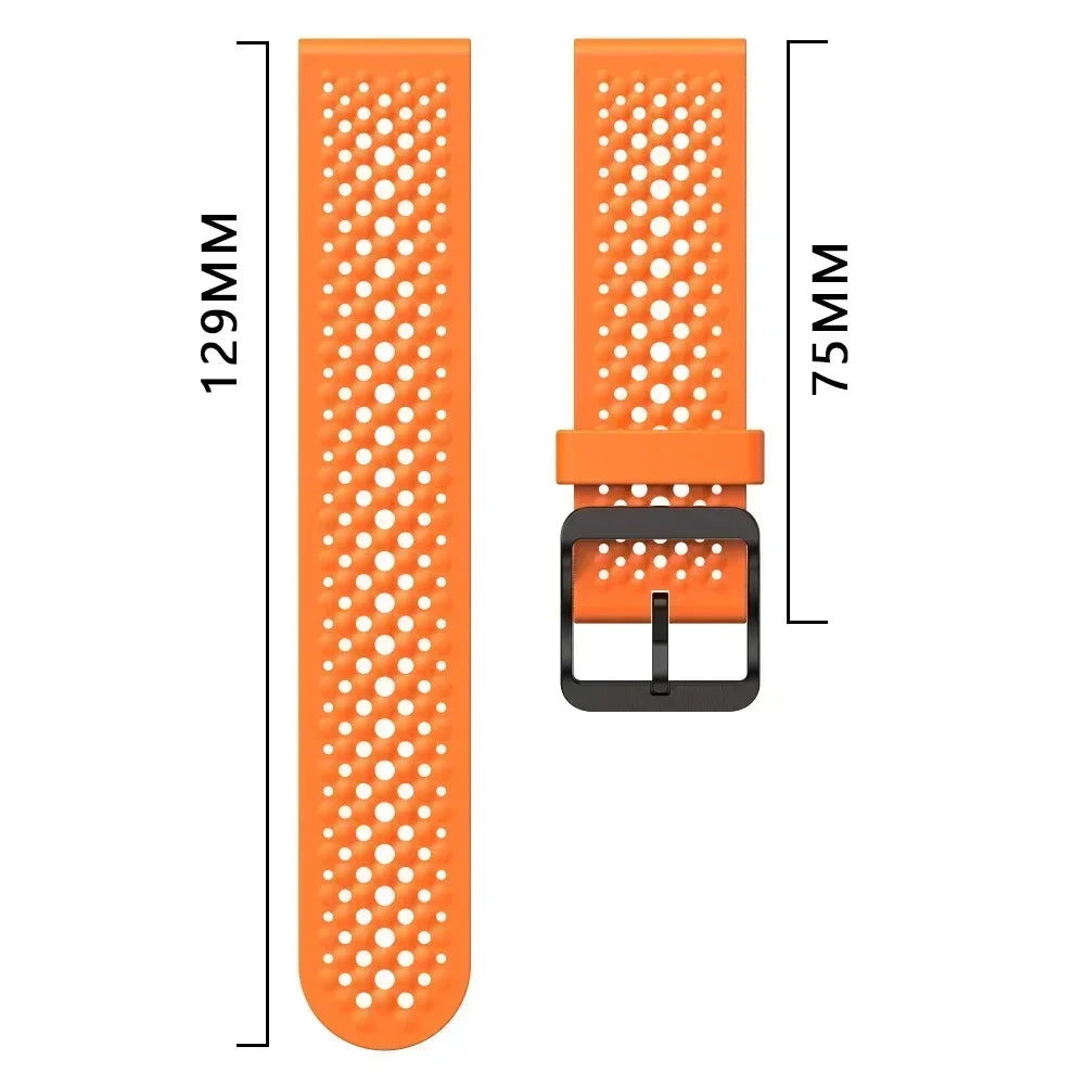 22MM Sports Silicone Watch Strap For Zeblaze Beyond 3 Pro Band Ares 3/GTR3/GTS3/Btalk3/Vibe 7/Stratos 2 3 Pro Plus Lite Bracelet