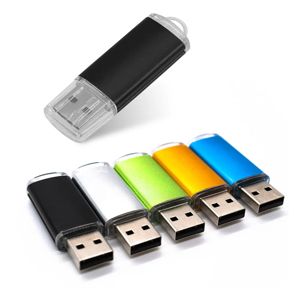 100PCS Custom Flash Drive Pen Drive 4GB 8GB 16GB 32GB 64GB High Speed Usb Stick 2. 0 Memoria Stick Memory Flash Drive Pendrive