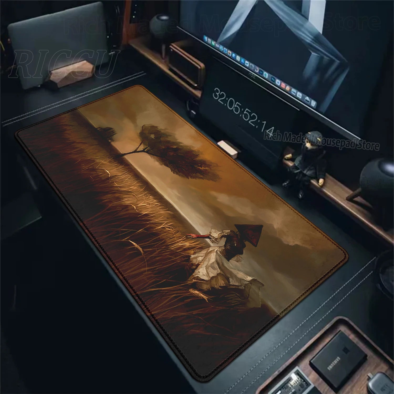 Game S_silent Hill Mouse Pad Large Gaming Extended Mat Gamer PC Mousepad Compute Keyboard Mousemat XXL Carpet Laptop accessories